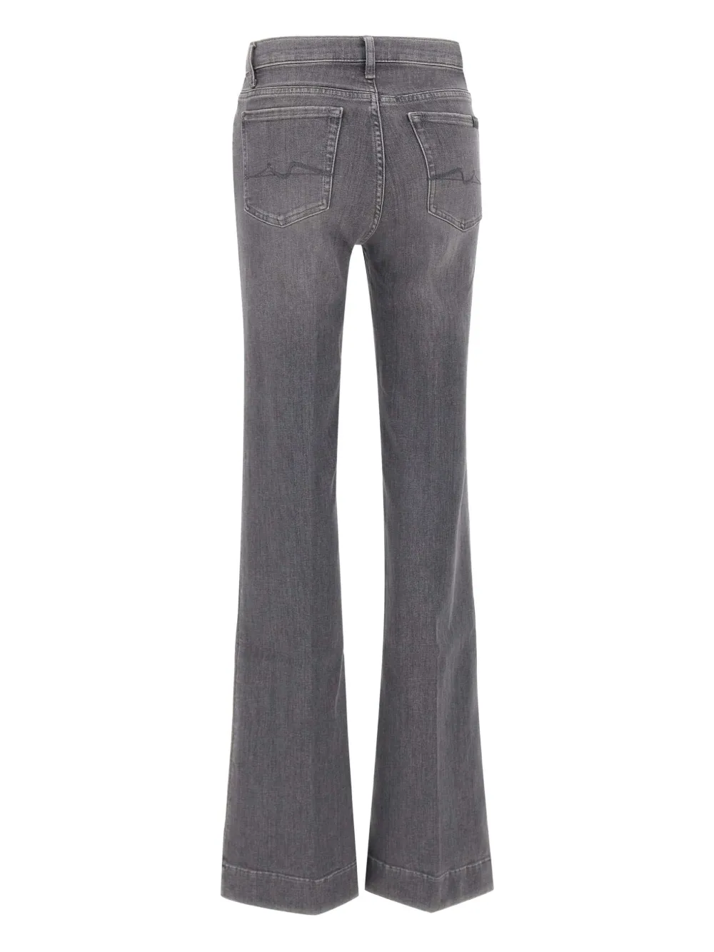 7 For All Mankind Cotton Jeans In Gray