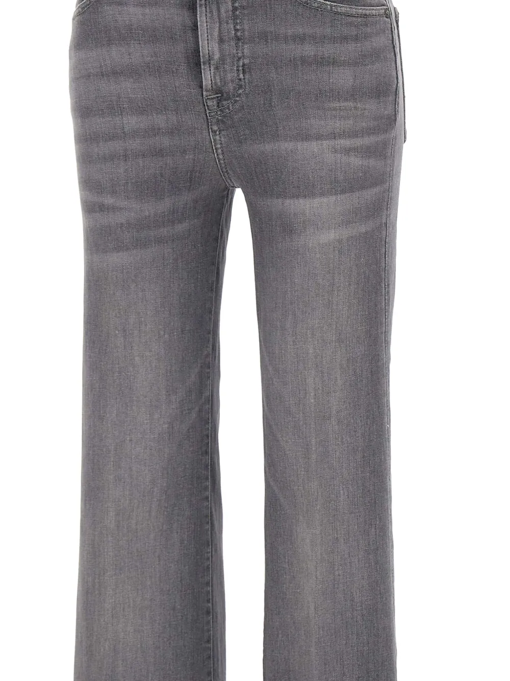 7 For All Mankind Cotton Jeans In Gray