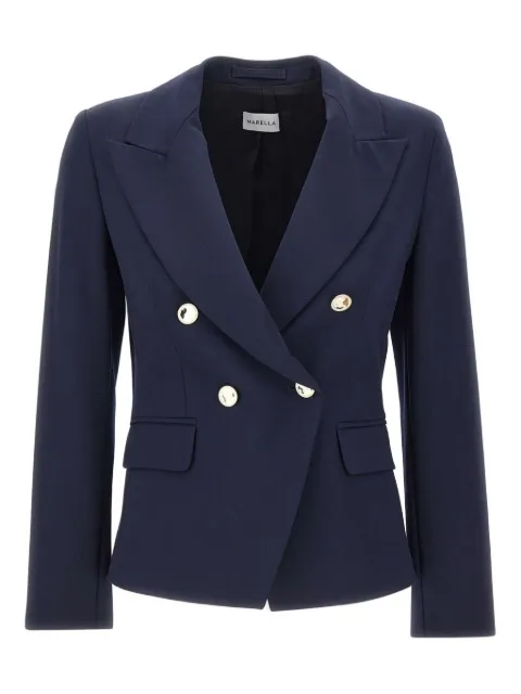 Marella double-breasted button blazer