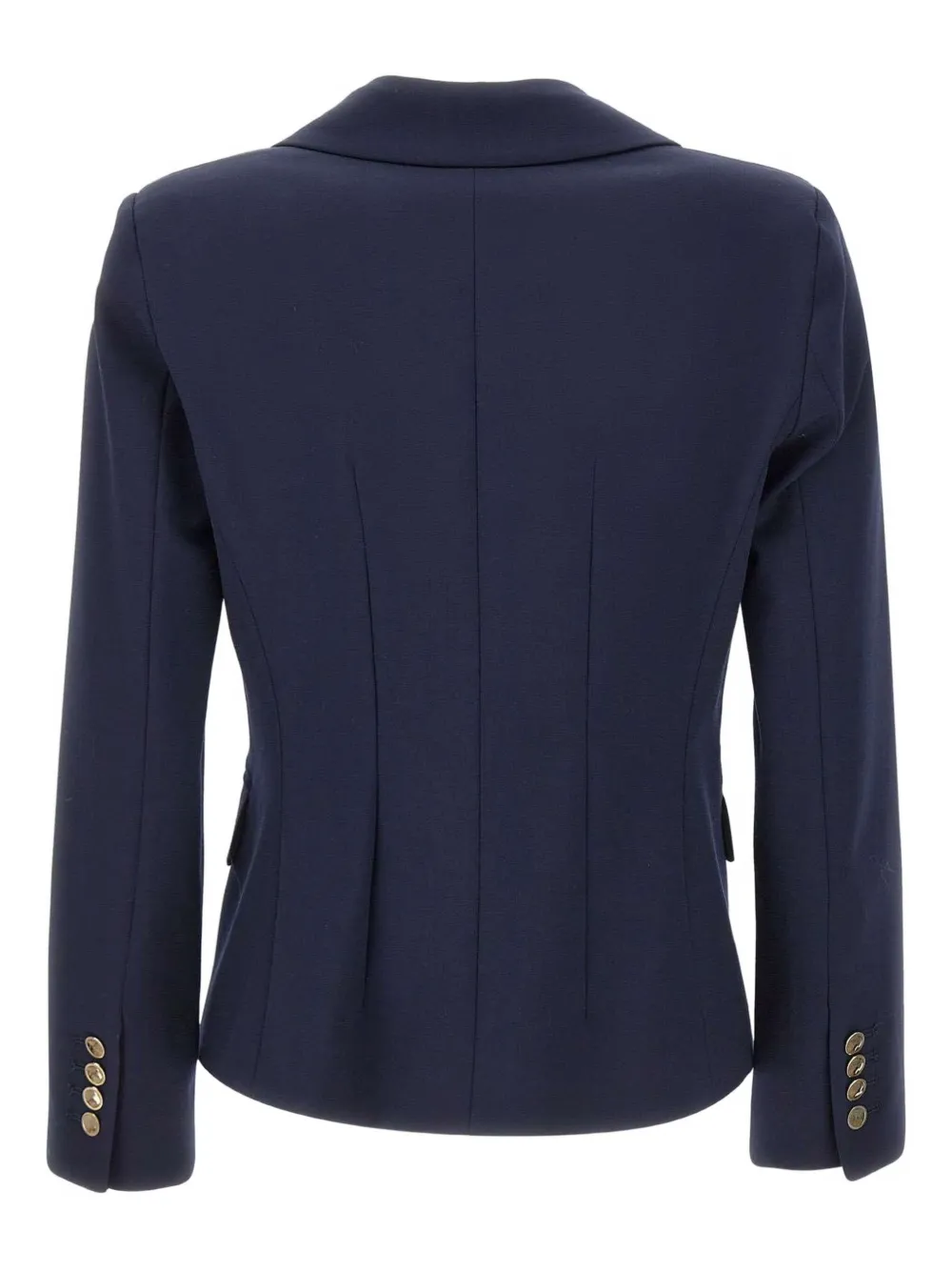 Marella double-breasted button blazer Blauw