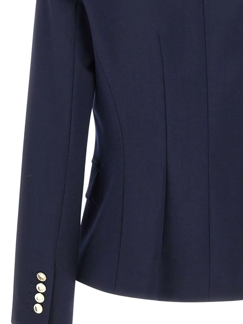 Marella double-breasted button blazer Blauw