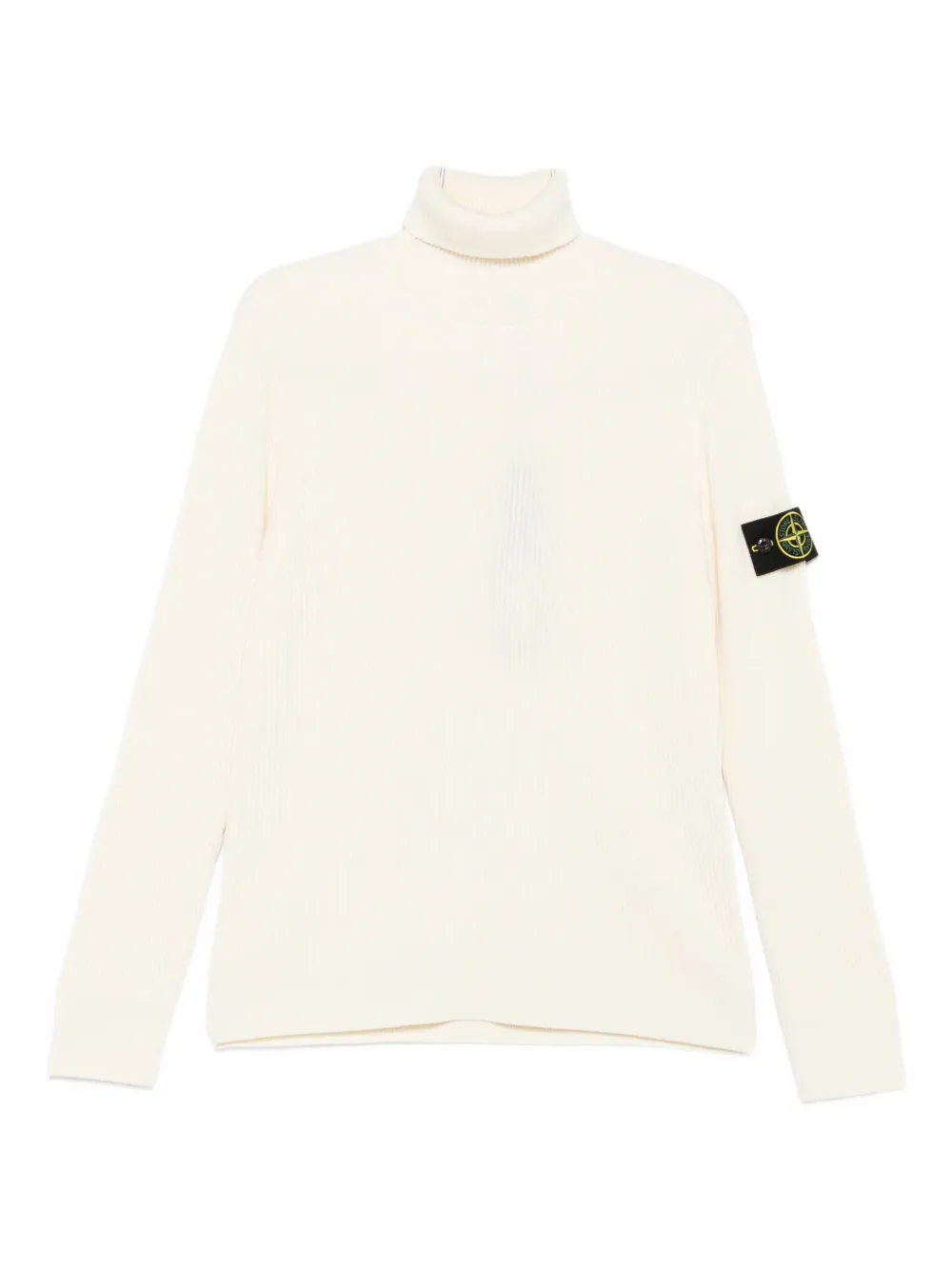Stone Island ribbed high-neck sweater | Neutrals | Image 1