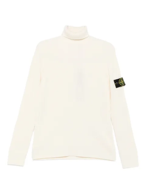 Stone Island ribbed high-neck sweater