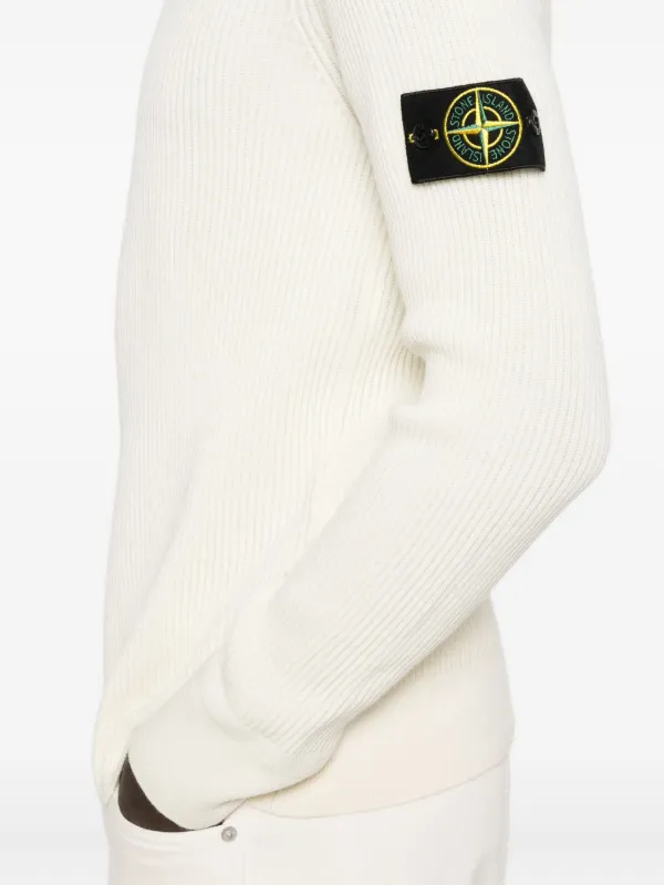 Stone Island リブ ハイネックセーター | ニュートラル | FARFETCH JP