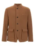 Eleventy button-fastening jacket - Brown