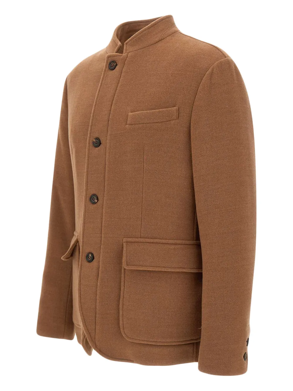 Eleventy button-fastening jacket Bruin