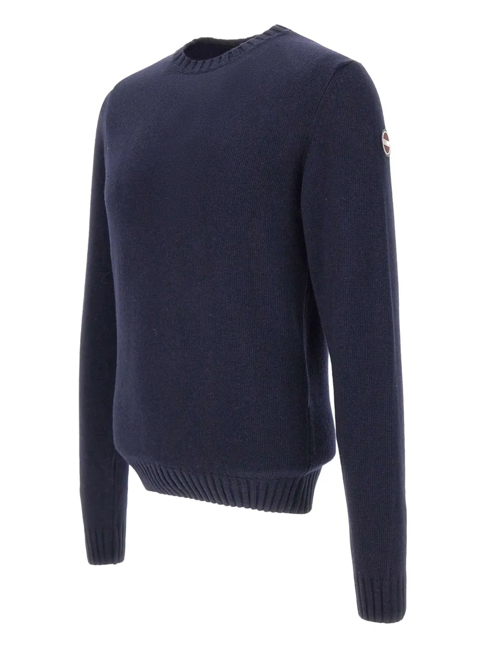 Colmar ribbed crew-neck sweater Blauw