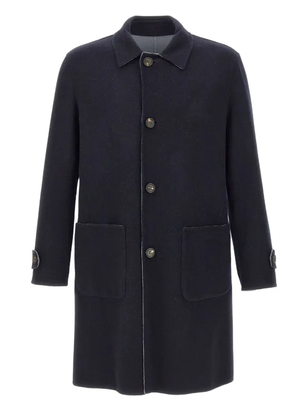 ELEVENTY MENS コート[新品] 定価30万 Eleventy クラシックカラー コート | ブルー | FARFETCH JP