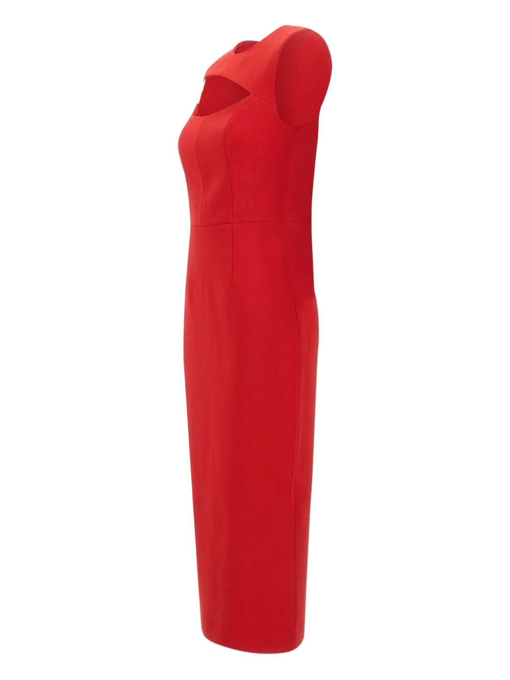 Rebecca Vallance cut-out midi dress Rood