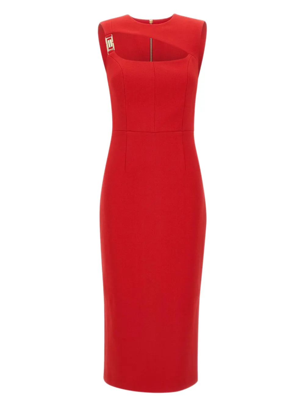 Rebecca Vallance cut-out midi dress Rood