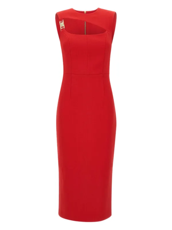 Rebecca Vallance cut-out Midi Dress | Red | FARFETCH