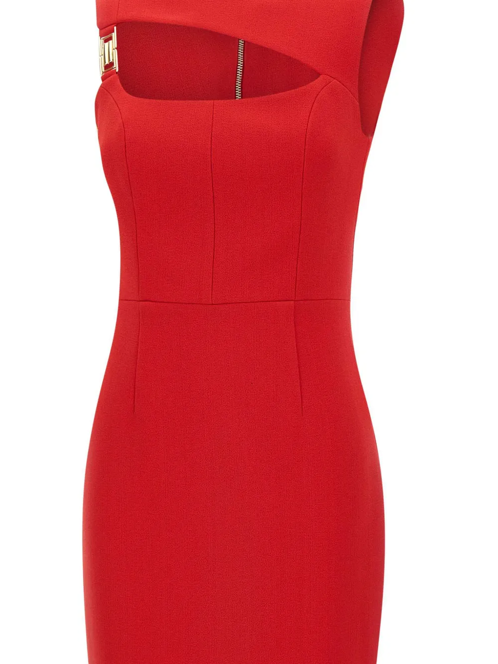 Rebecca Vallance cut-out midi dress Rood