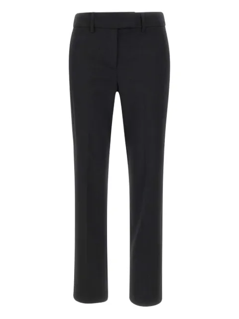 Marella welt-pockets front-crease trousers