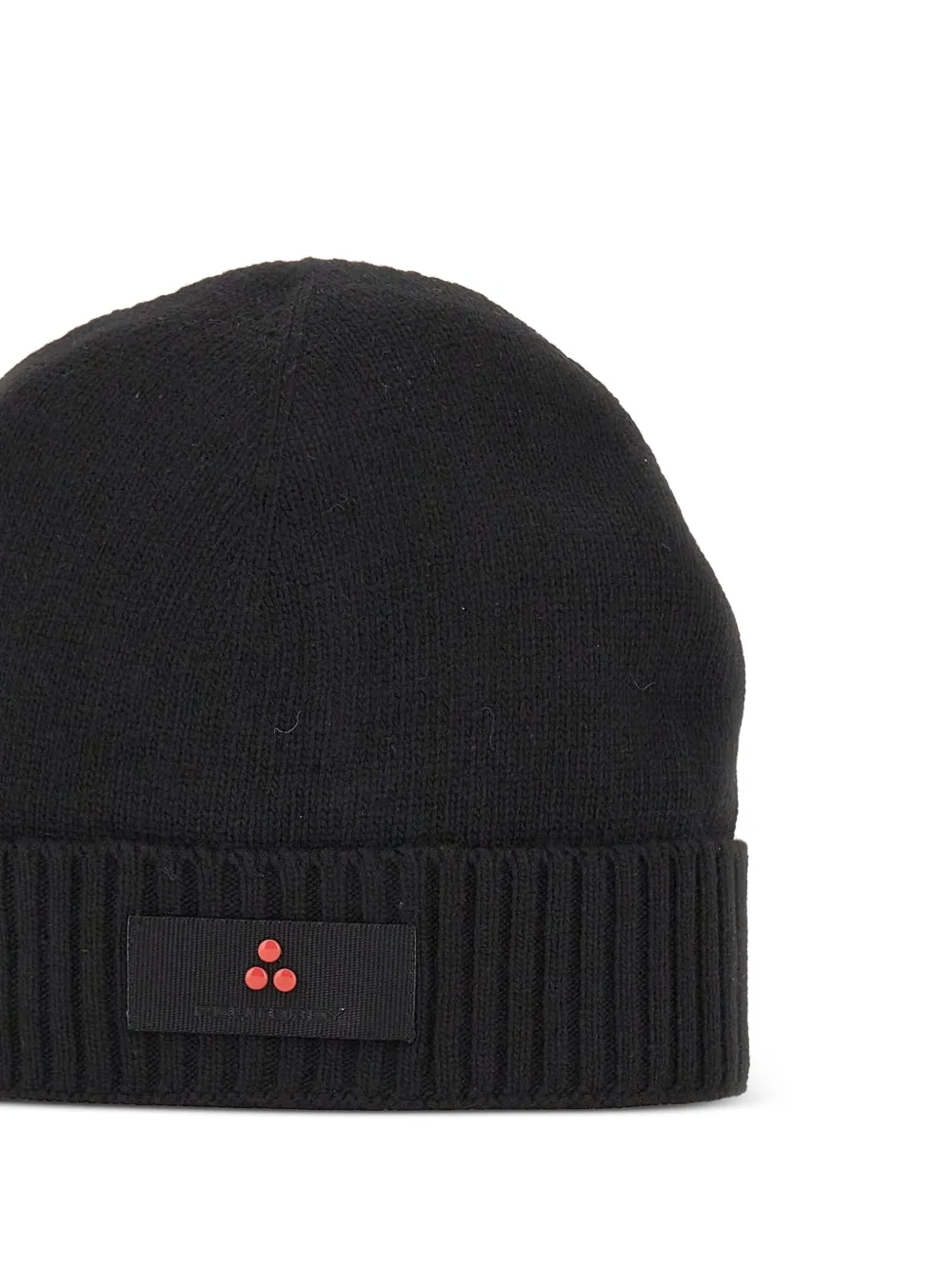  Peuterey Ribbed-cuff Logo Beanie - Black 