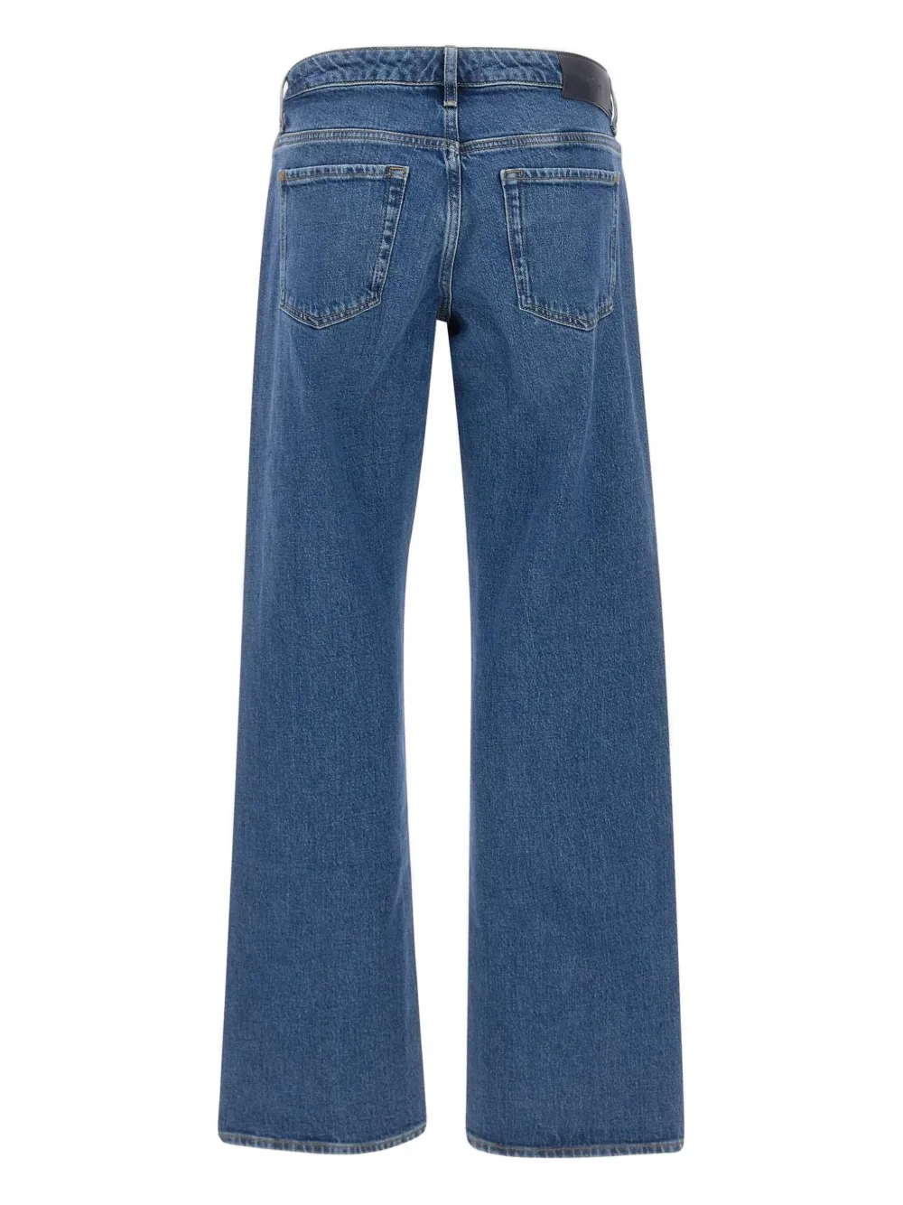 7 For All Mankind five-pocket straight-leg jeans Blauw
