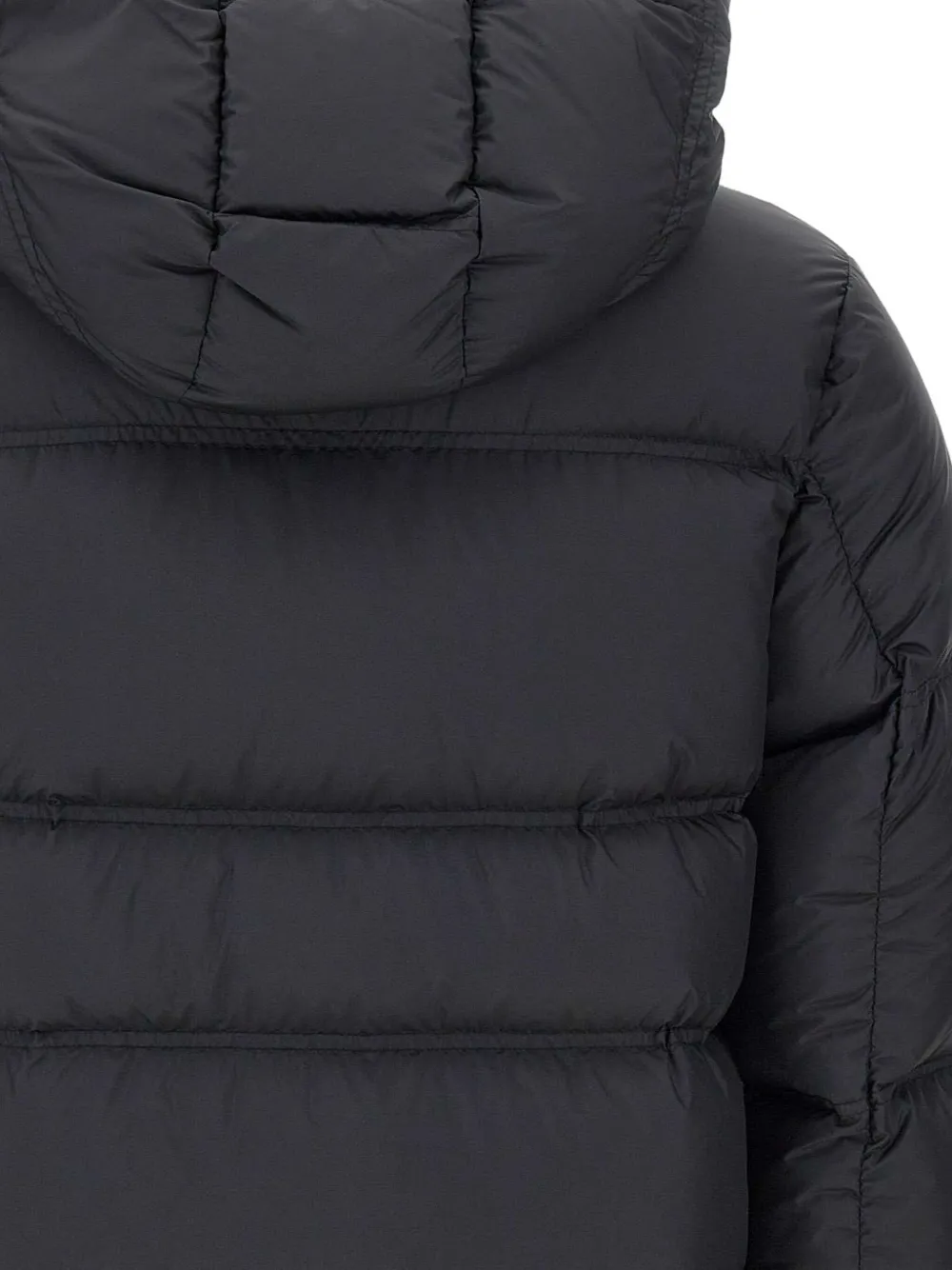 Colmar hooded quilted jacket Zwart