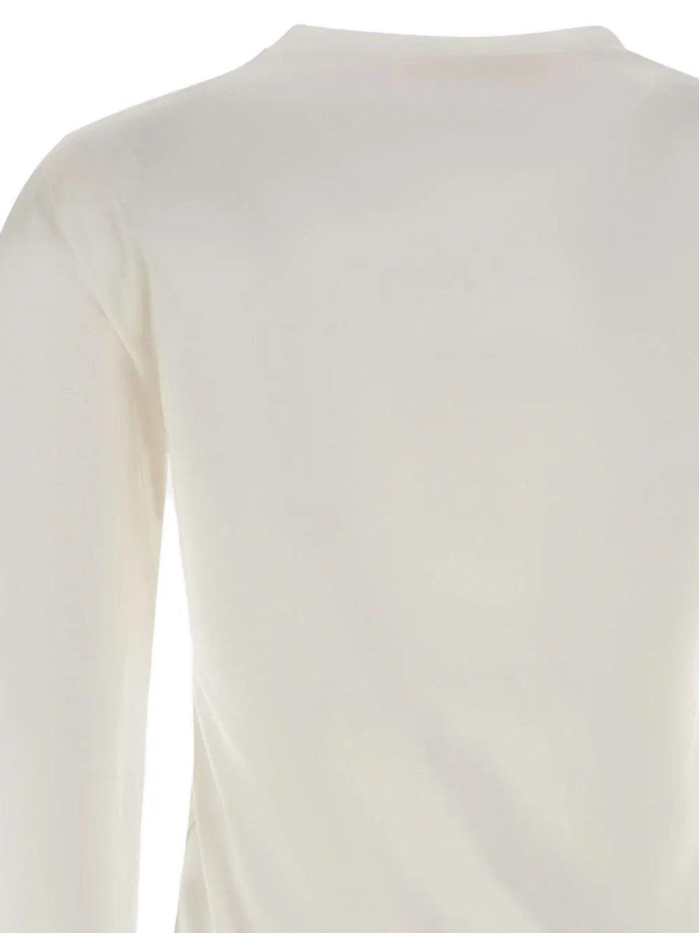 kaos Katoenen top met ballonmouwen Wit