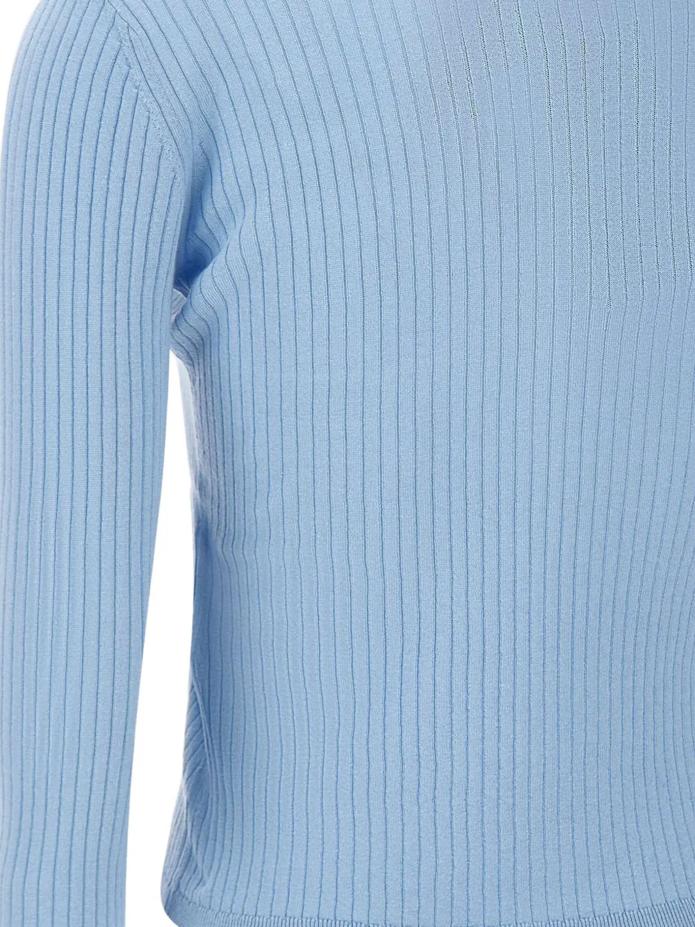Max Mara ribbed V-neck cardigan Blauw