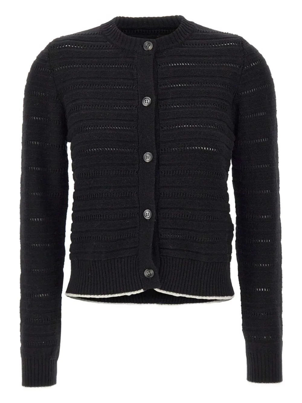 Marella textured wool cardigan | Black | Image 1