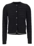 Marella textured wool cardigan - Black