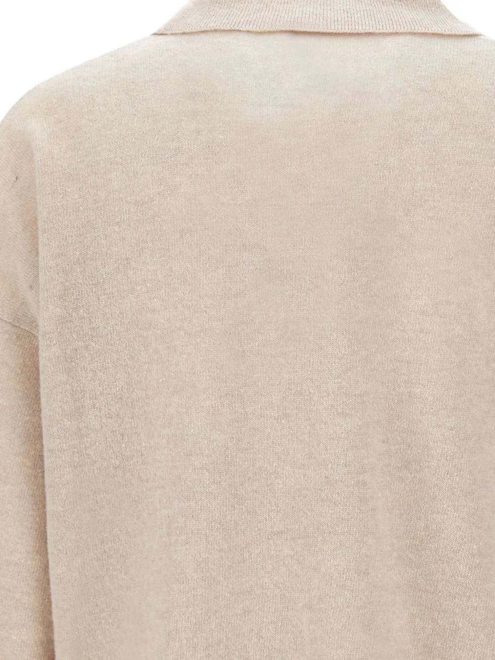 Marella geometric-pattern polo shirt Beige
