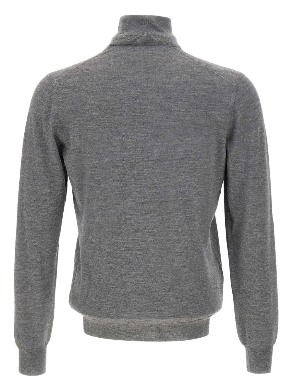 Gran Sasso turtleneck ribbed sweater - Grijs