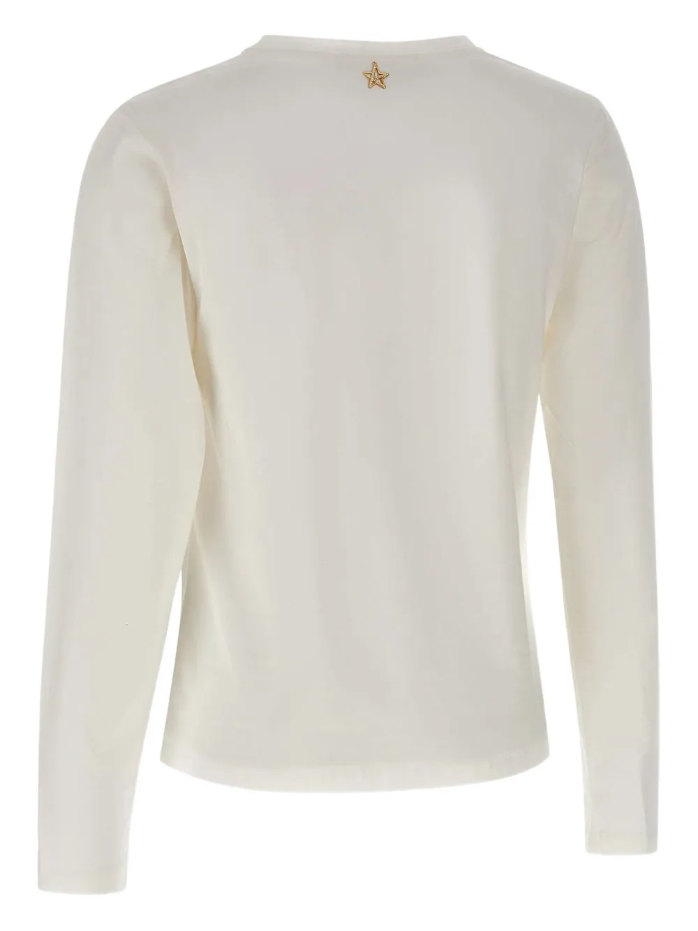 Kaos Star-embellished Long-sleeve Top In Neutral