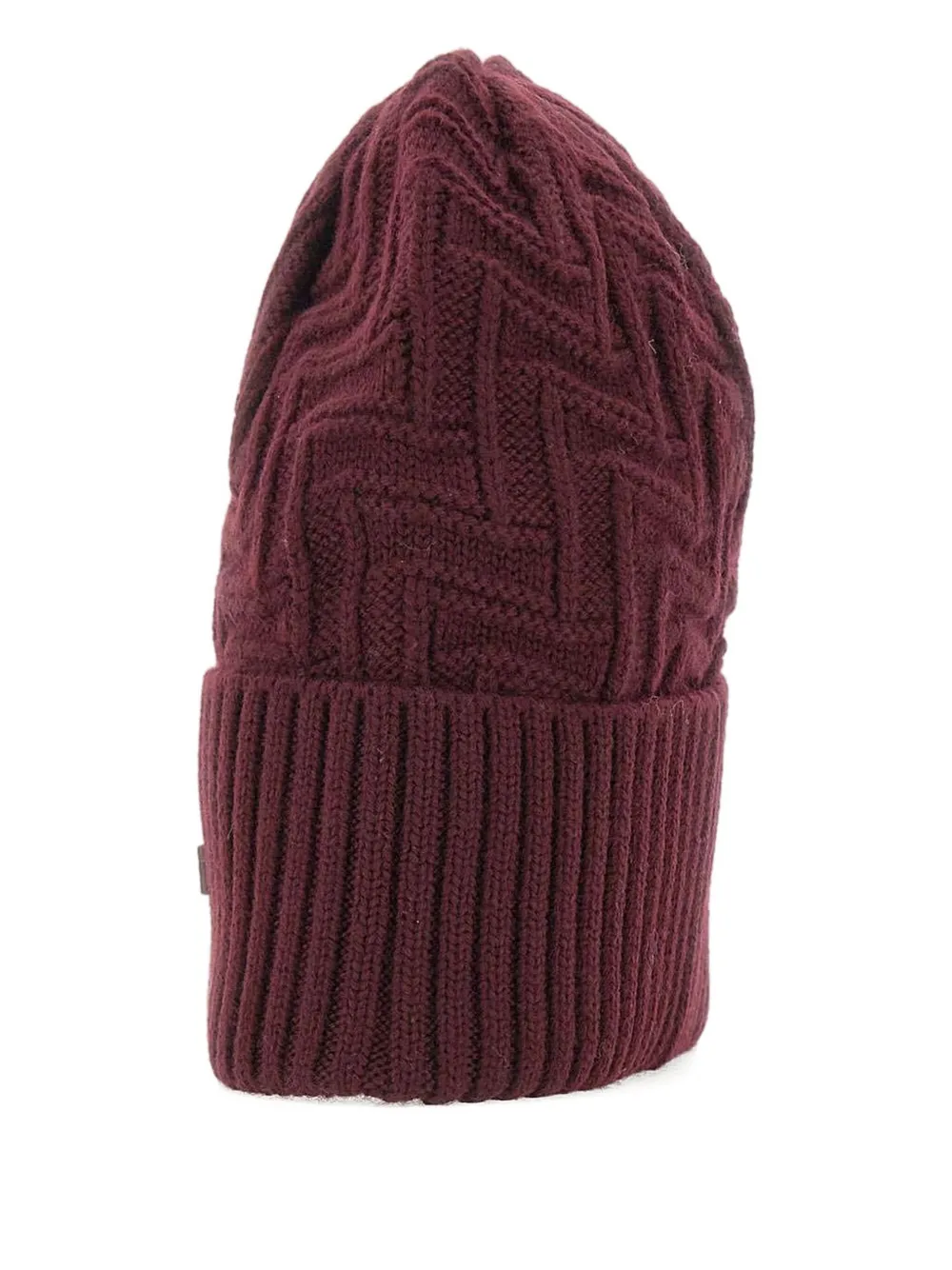 Paolo Pecora logo-patch beanie Rood