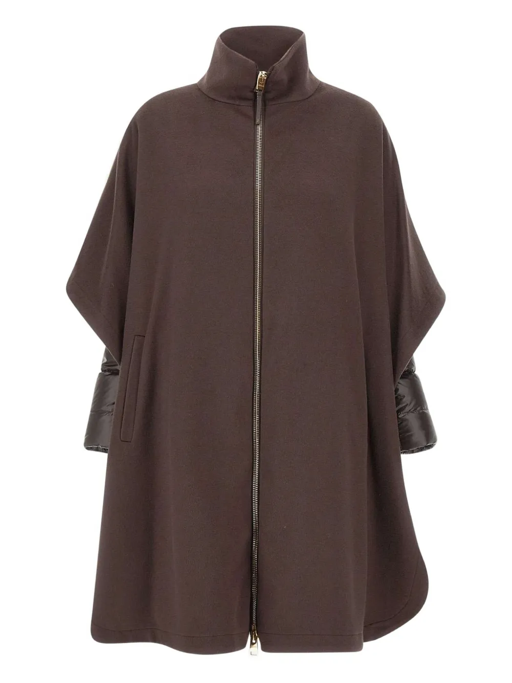 Herno logo-patch coat | Brown | Image 1