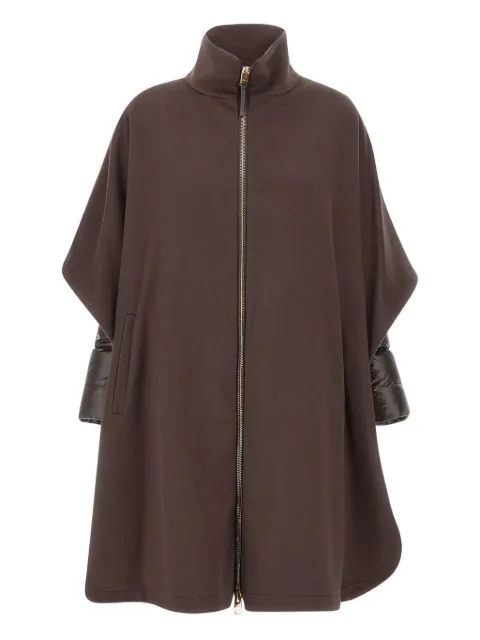 Herno logo-patch coat