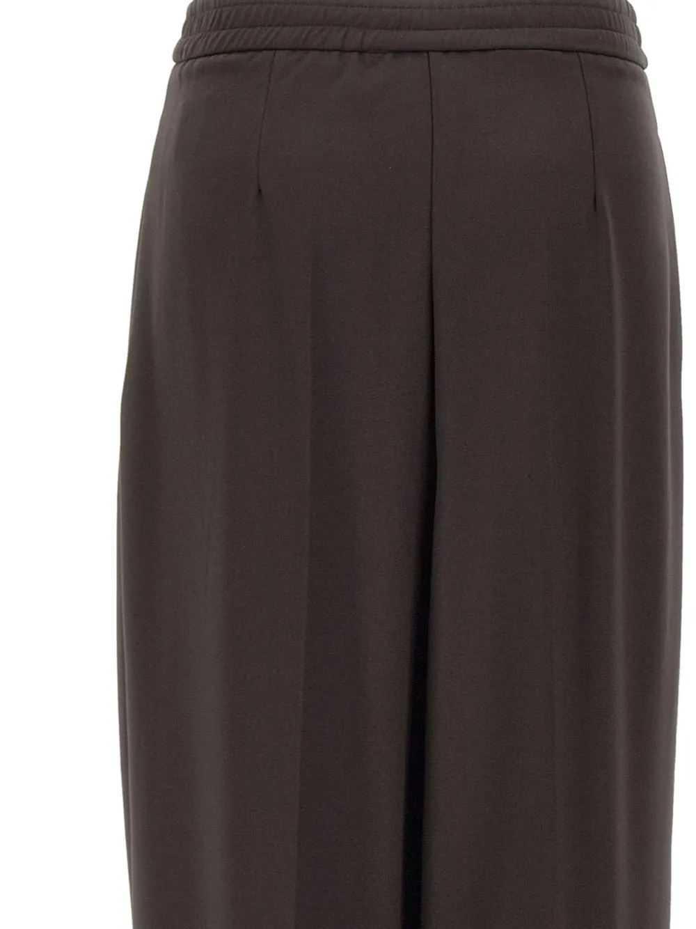 kaos Broek met geplooid detail Bruin