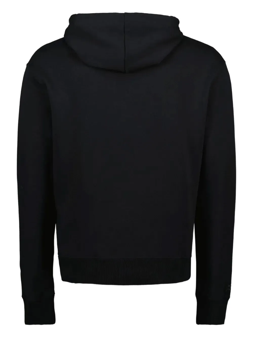 Courrèges drawstring long-sleeve hoodie - Zwart