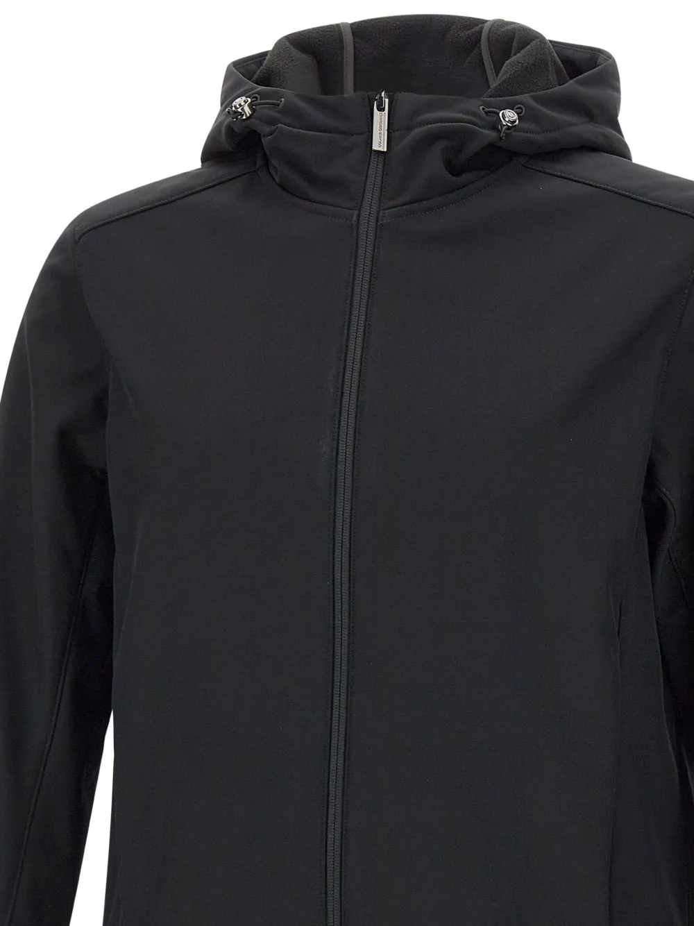 Colmar Drawstring-hood Zip-up Jacket In Black