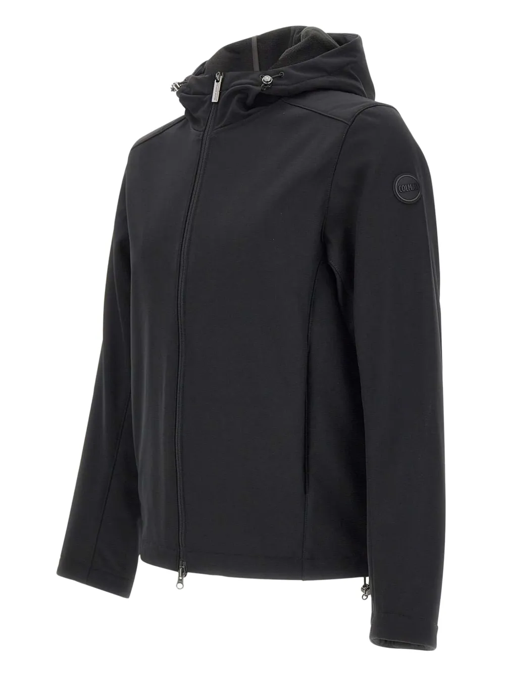 Colmar Drawstring-hood Zip-up Jacket In Black