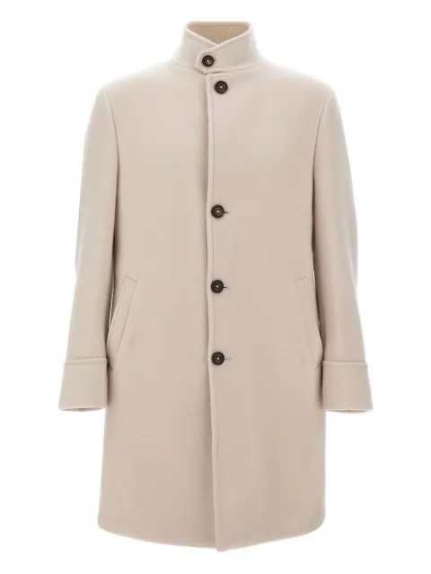 Eleventy stand-collar wool coat