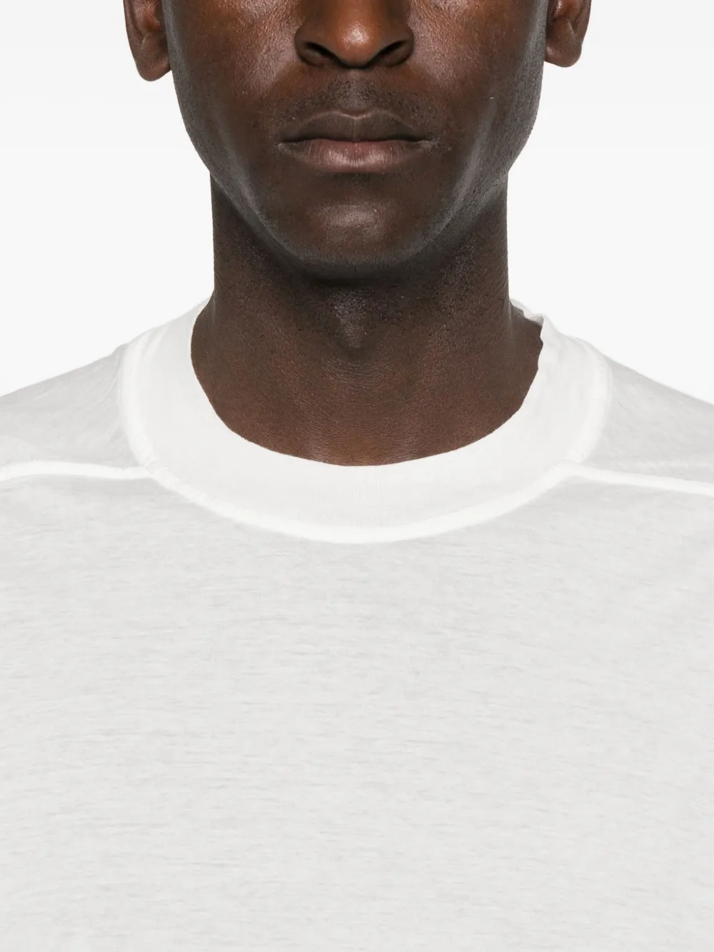 Rick Owens Drkshdw Short-sleeved T-shirt In White