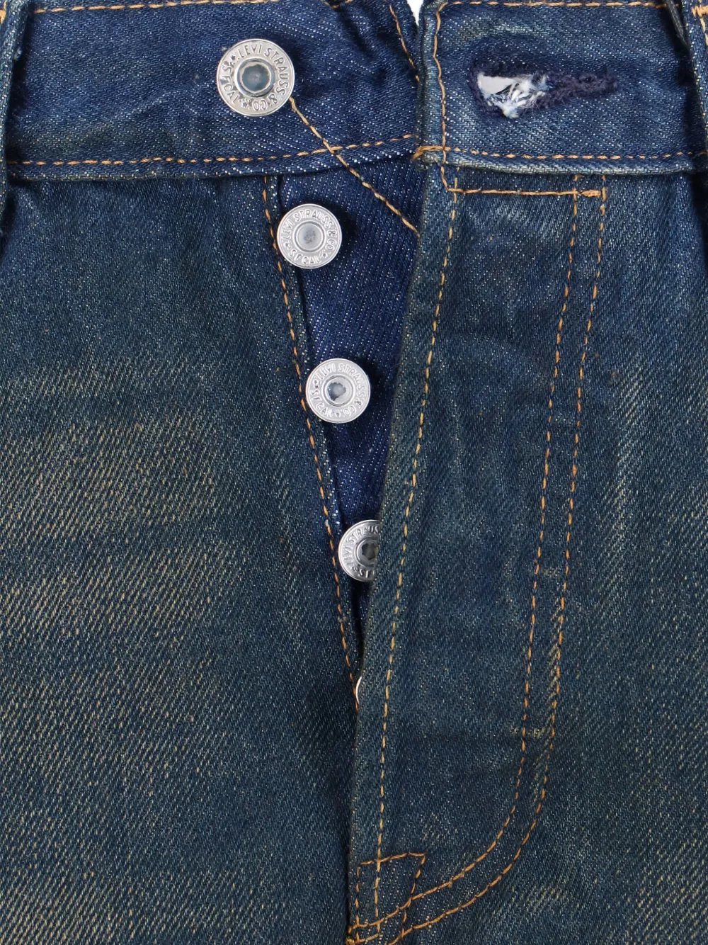 Levi's 501 button-fly jeans Blauw