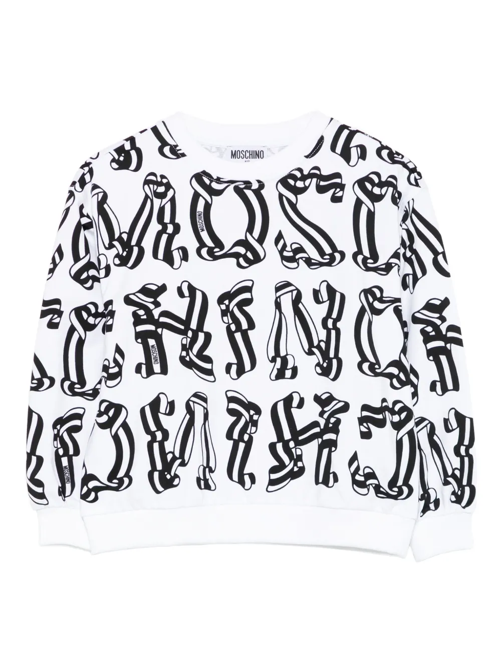 Moschino Kids graphic-print sweatshirt | White | Image 1