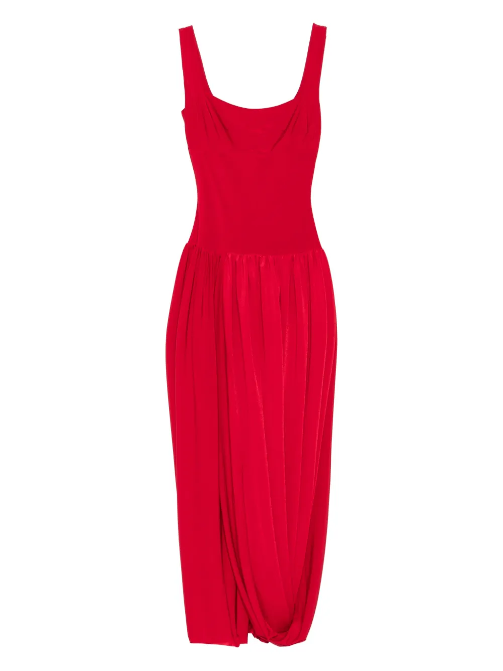 Atu Body Couture vestido midi con cuello redondo | rojo | Image 1