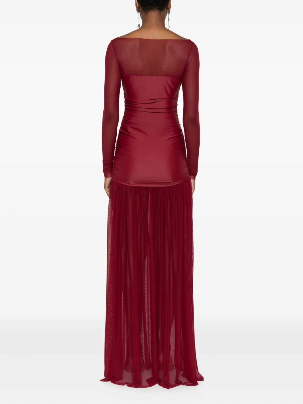 Atu Body Couture Maxi-jurk met V-hals Rood