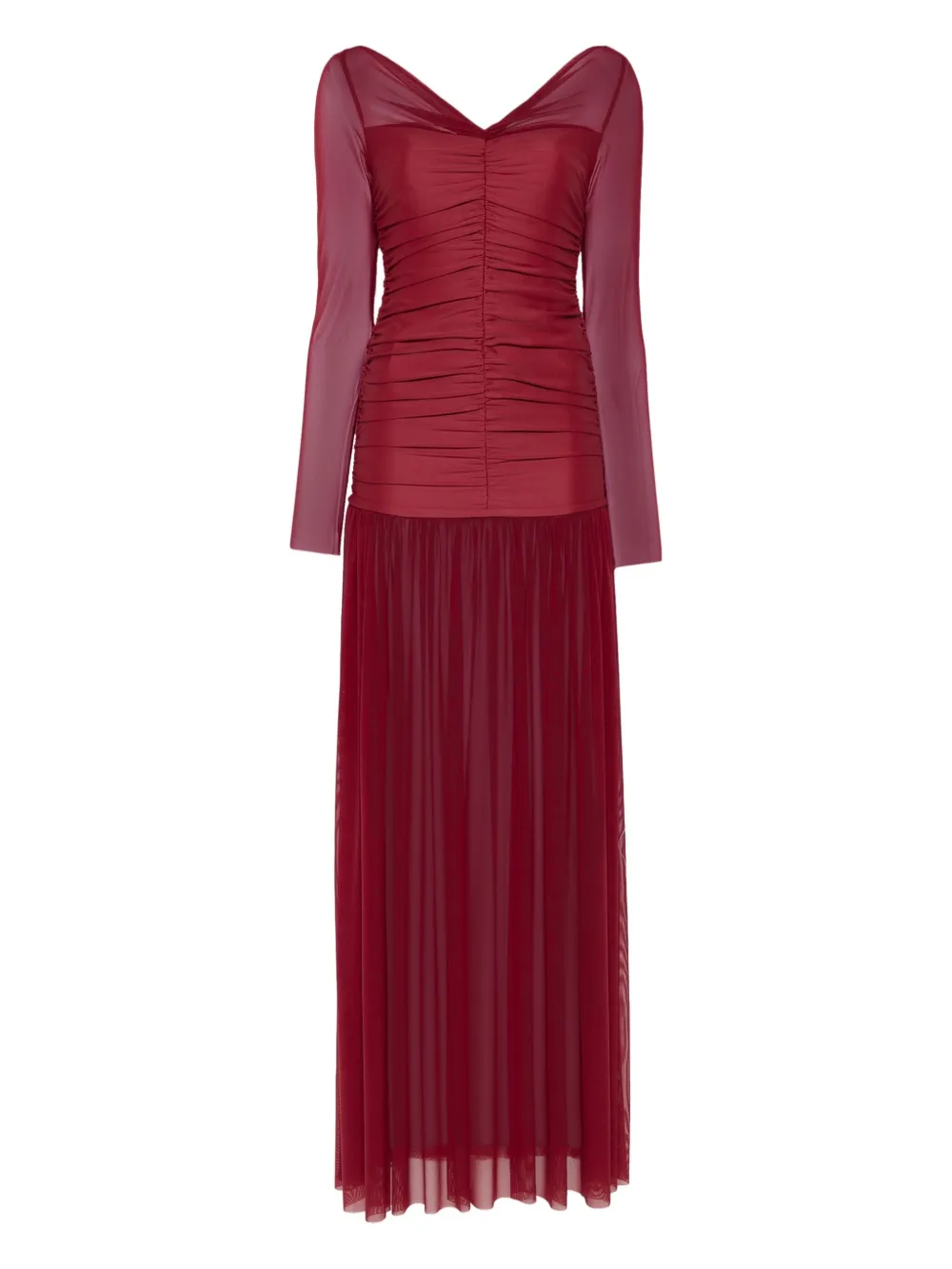 Atu Body Couture V-neck maxi dress | Red | Image 1