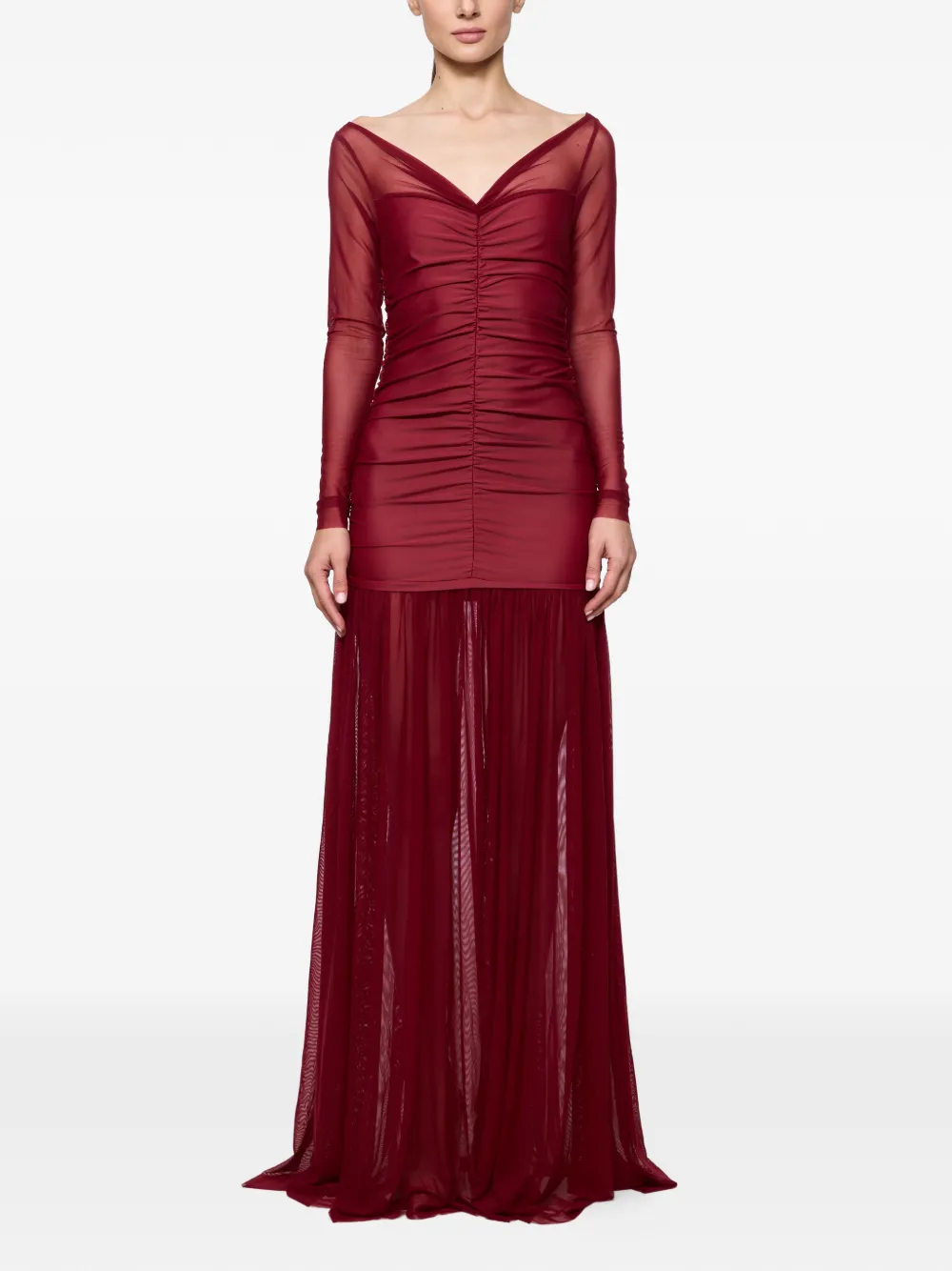 Atu Body Couture V-neck maxi dress - Rot
