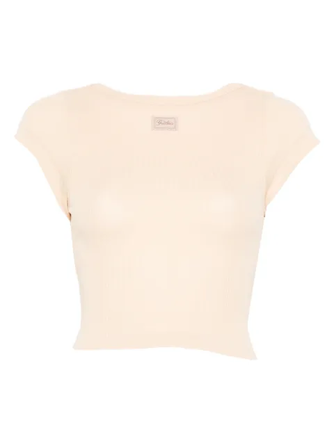 Jean Paul Gaultier ribbed short-sleeved T-shirt
