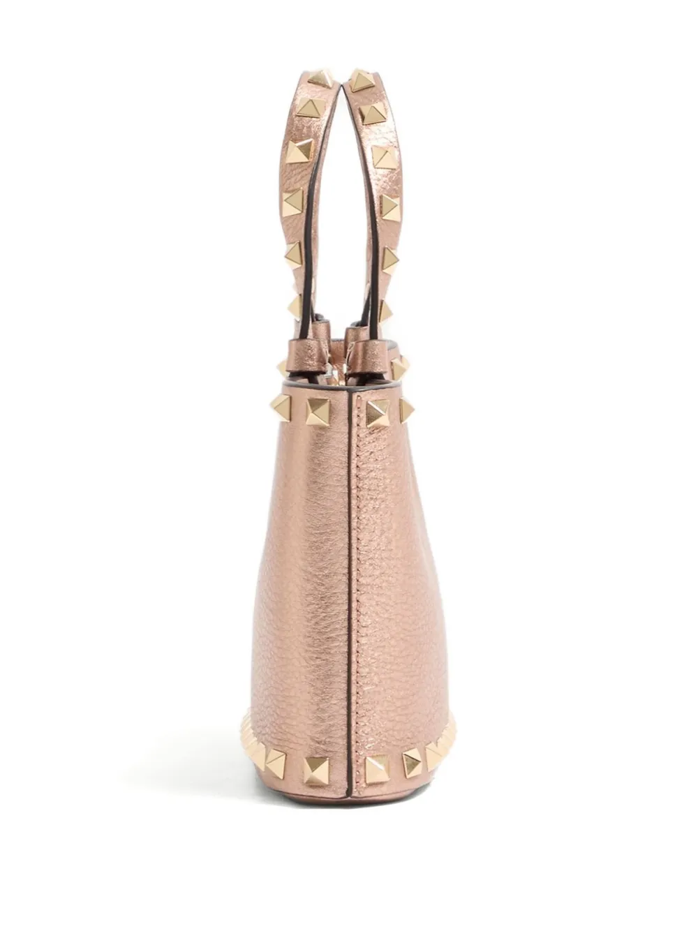 Valentino Mini Rockstud Tote Bag In Pink