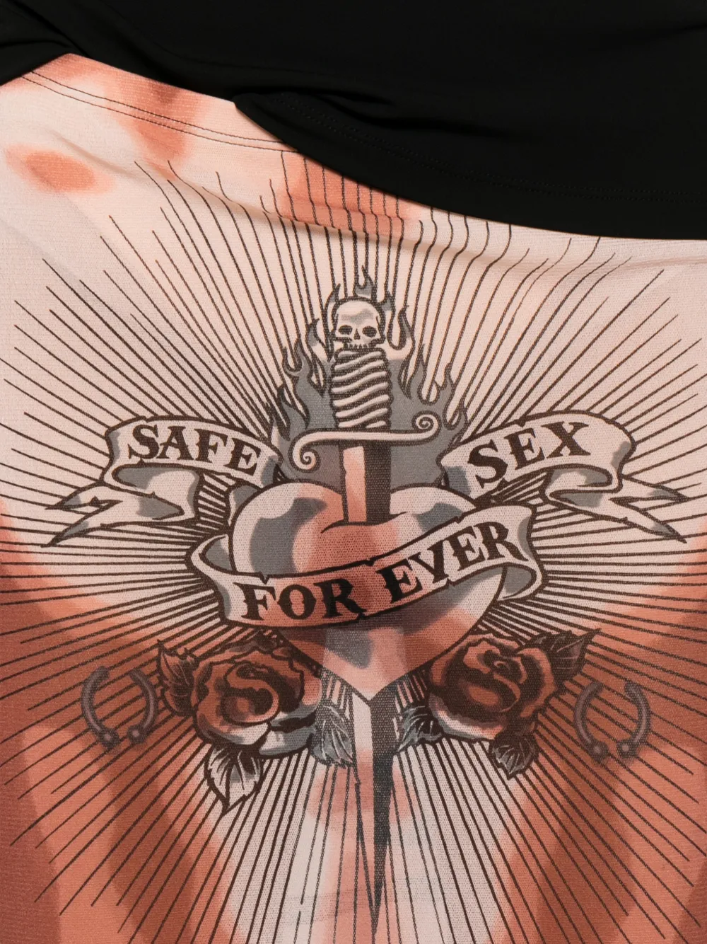 Jean Paul Gaultier Re-Edition – The Safe Sex Tattoo rok Beige