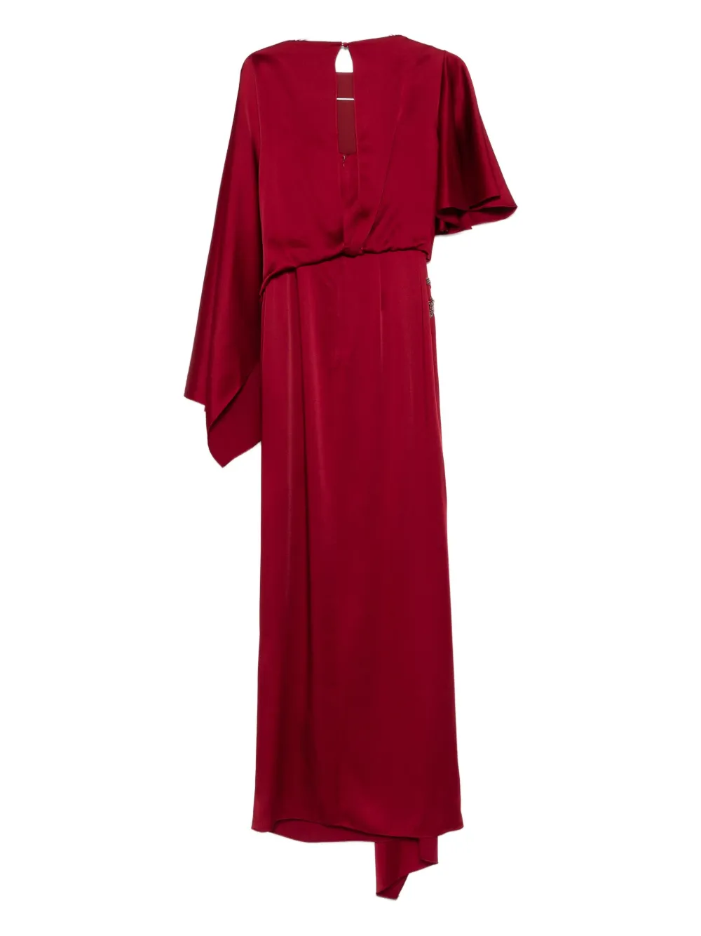 ERDEM draped embellished gown - Rood