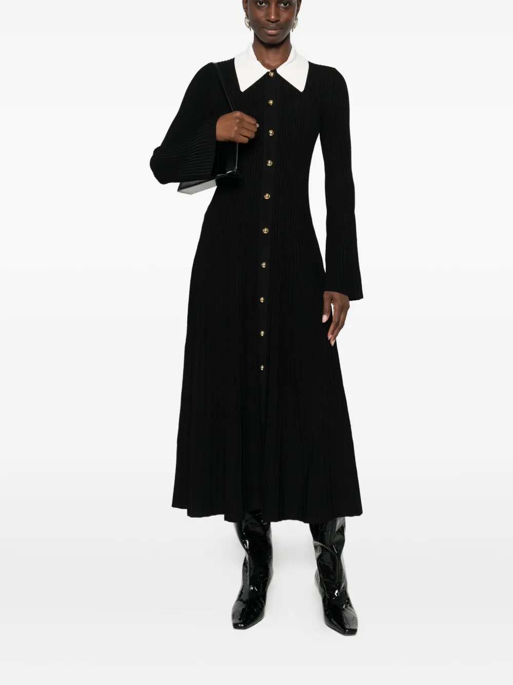 Simkhai Phillipa midi dress - Zwart
