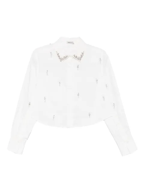 Simkhai Renata embellished button-down shirt