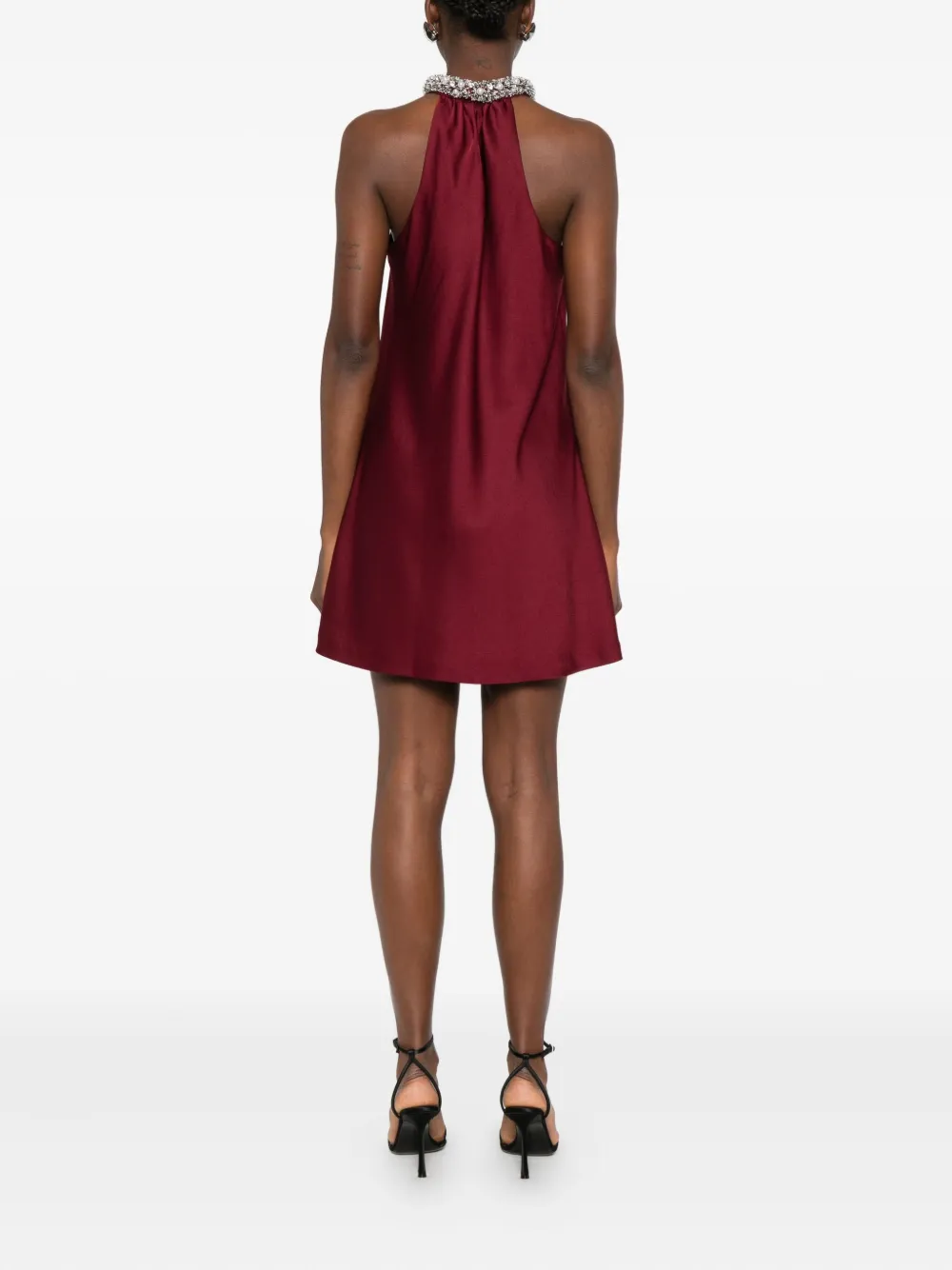 Simkhai Hadleigh mini-jurk met verfraaid detail Rood