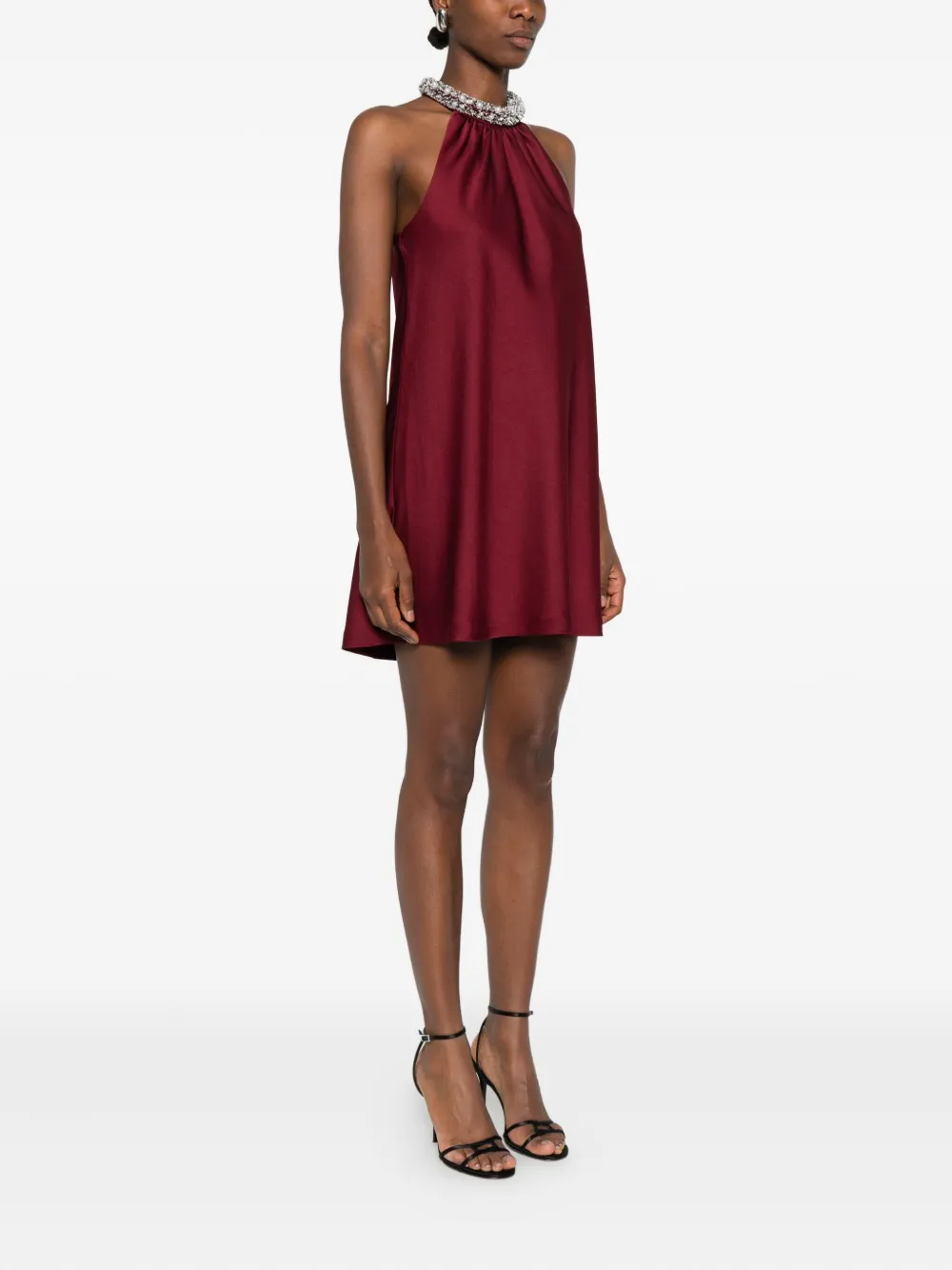 Simkhai Hadleigh mini-jurk met verfraaid detail Rood